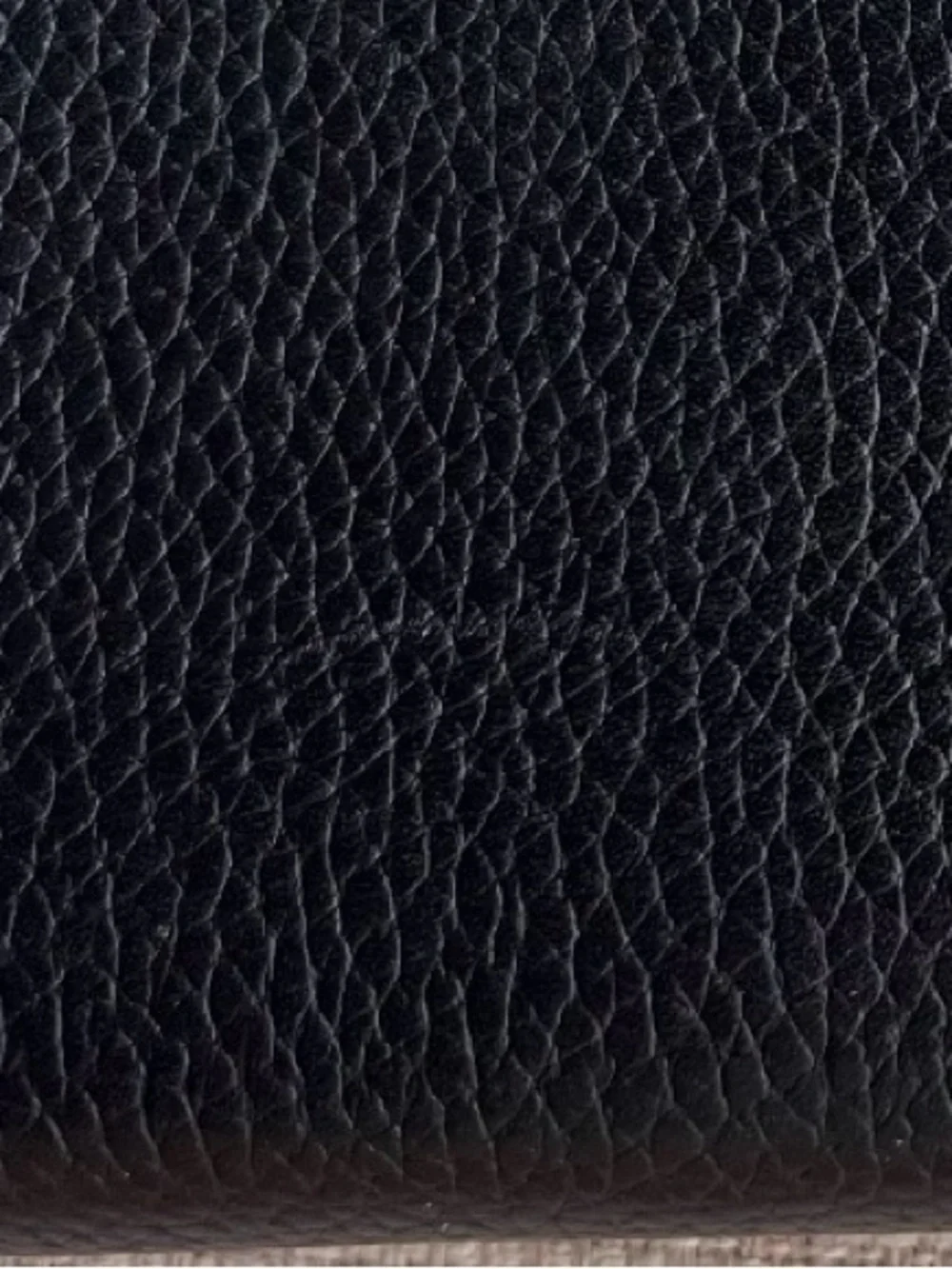 Michael Kors Black Pebbled Leather Wristlet Wallet with Gold MK Logo